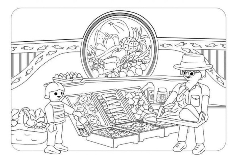 Nakreslete Playmobil základní omalovánka