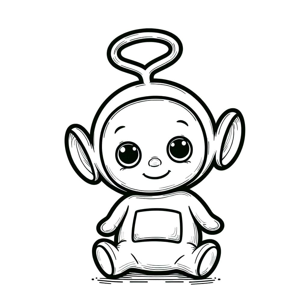 Nakreslete Teletubbies u dětí omalovánka