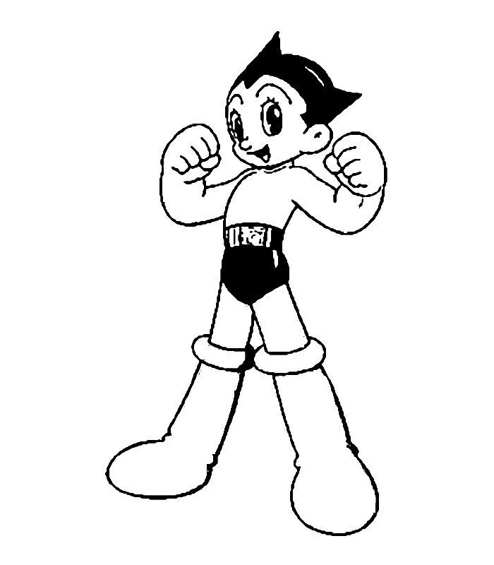 Obraz Astro Boy zdarma omalovánka