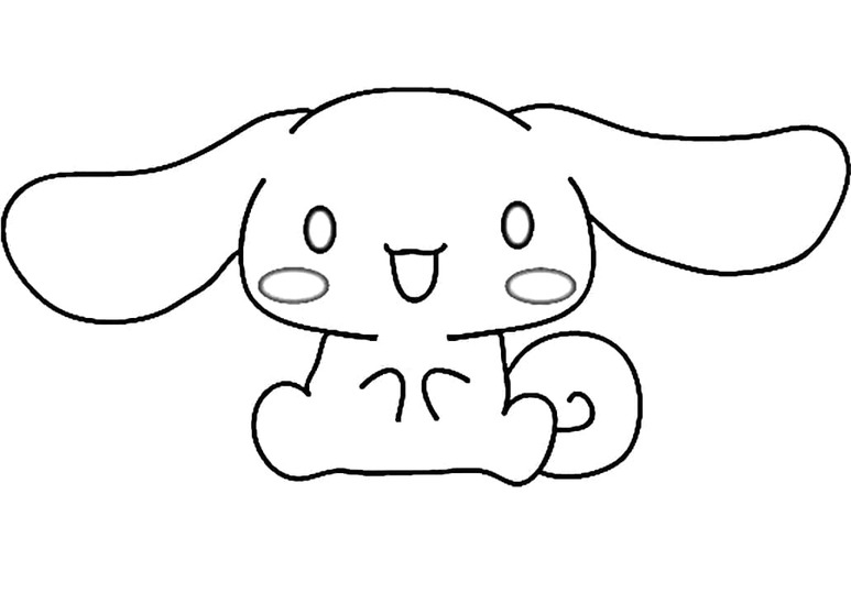Cinnamoroll omalovánky
