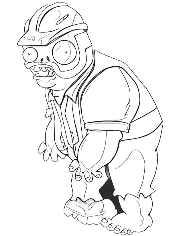 Plants vs Zombies pro děti omalovánka
