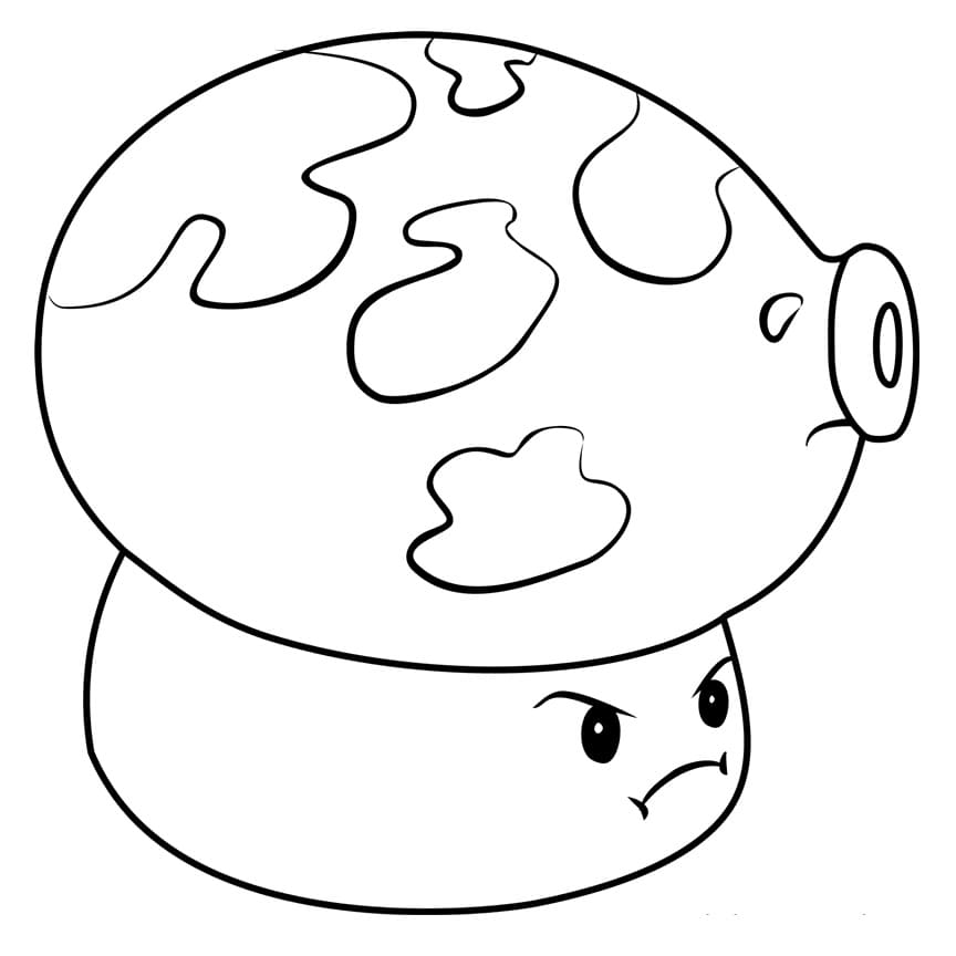 Plants vs Zombies tisknutelné omalovánka