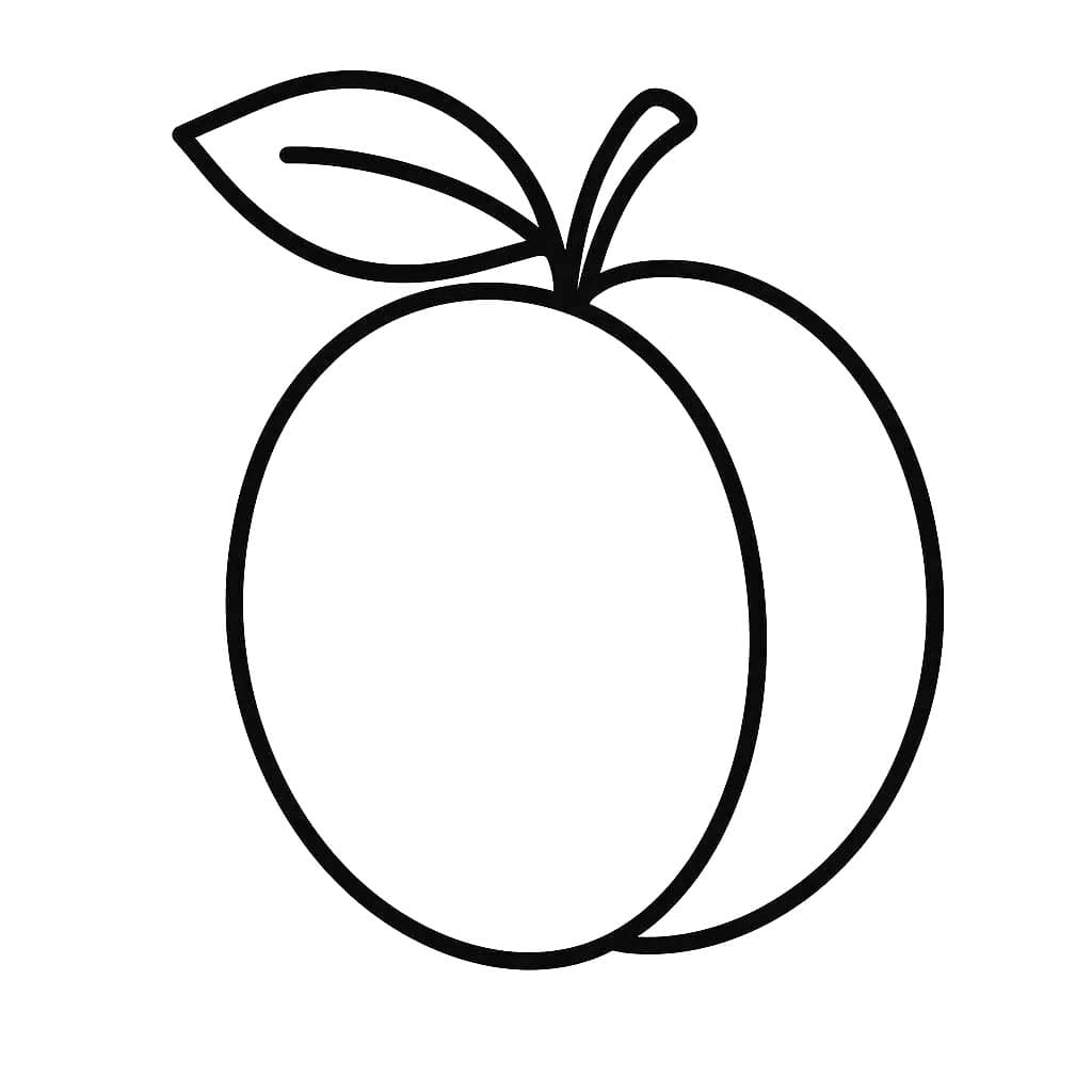 Meruňka 5 omalovánka