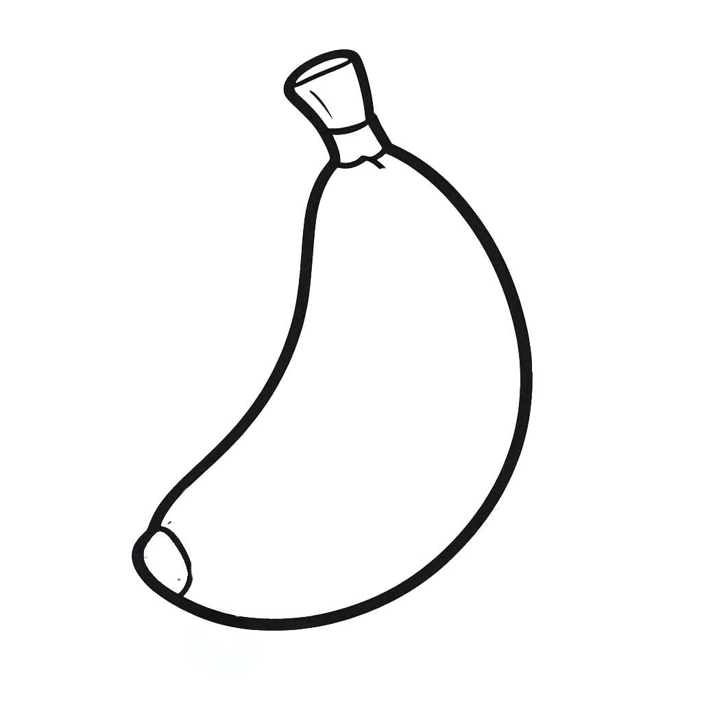 Nakreslete Banán 2 omalovánka