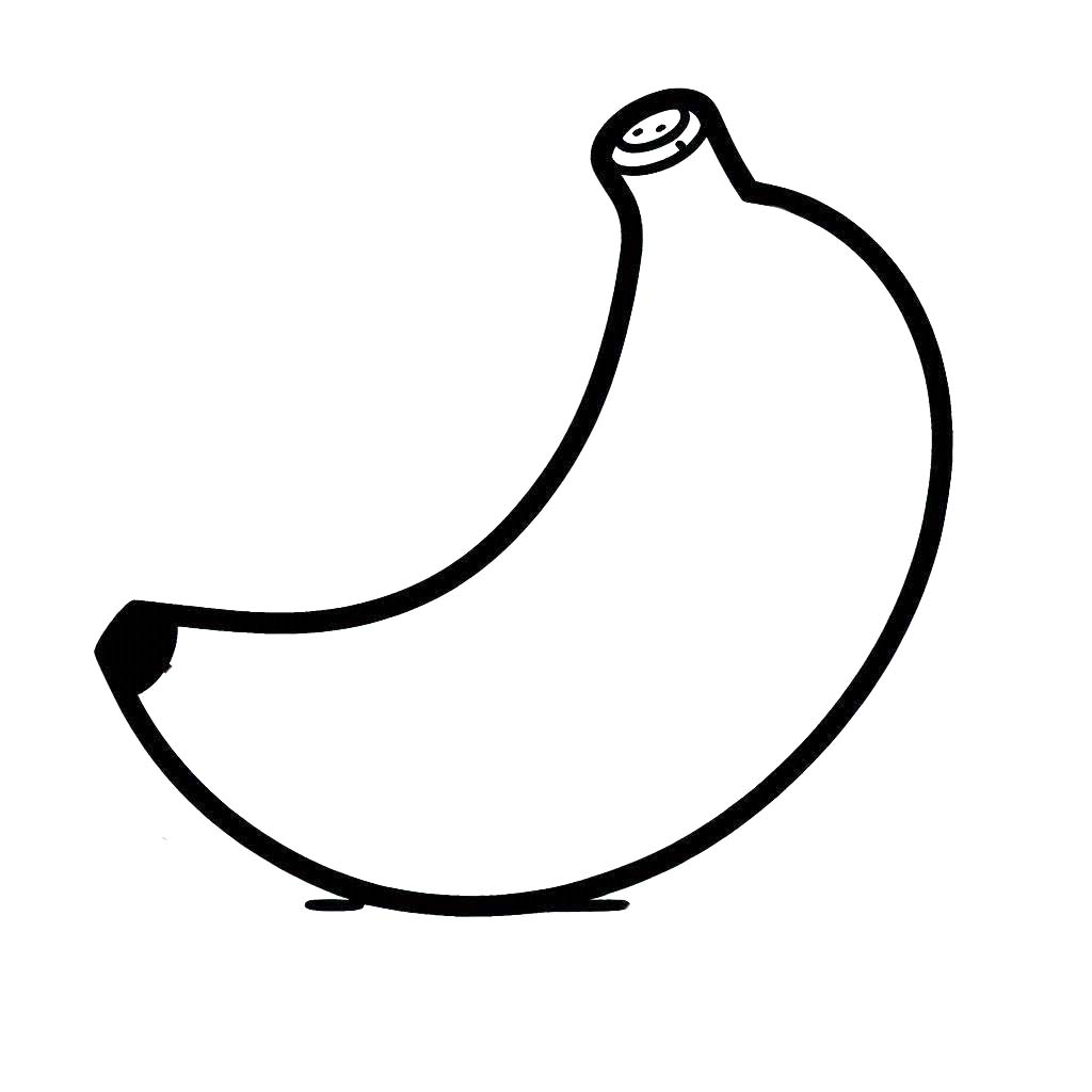 Nakreslete Banán 4 omalovánka
