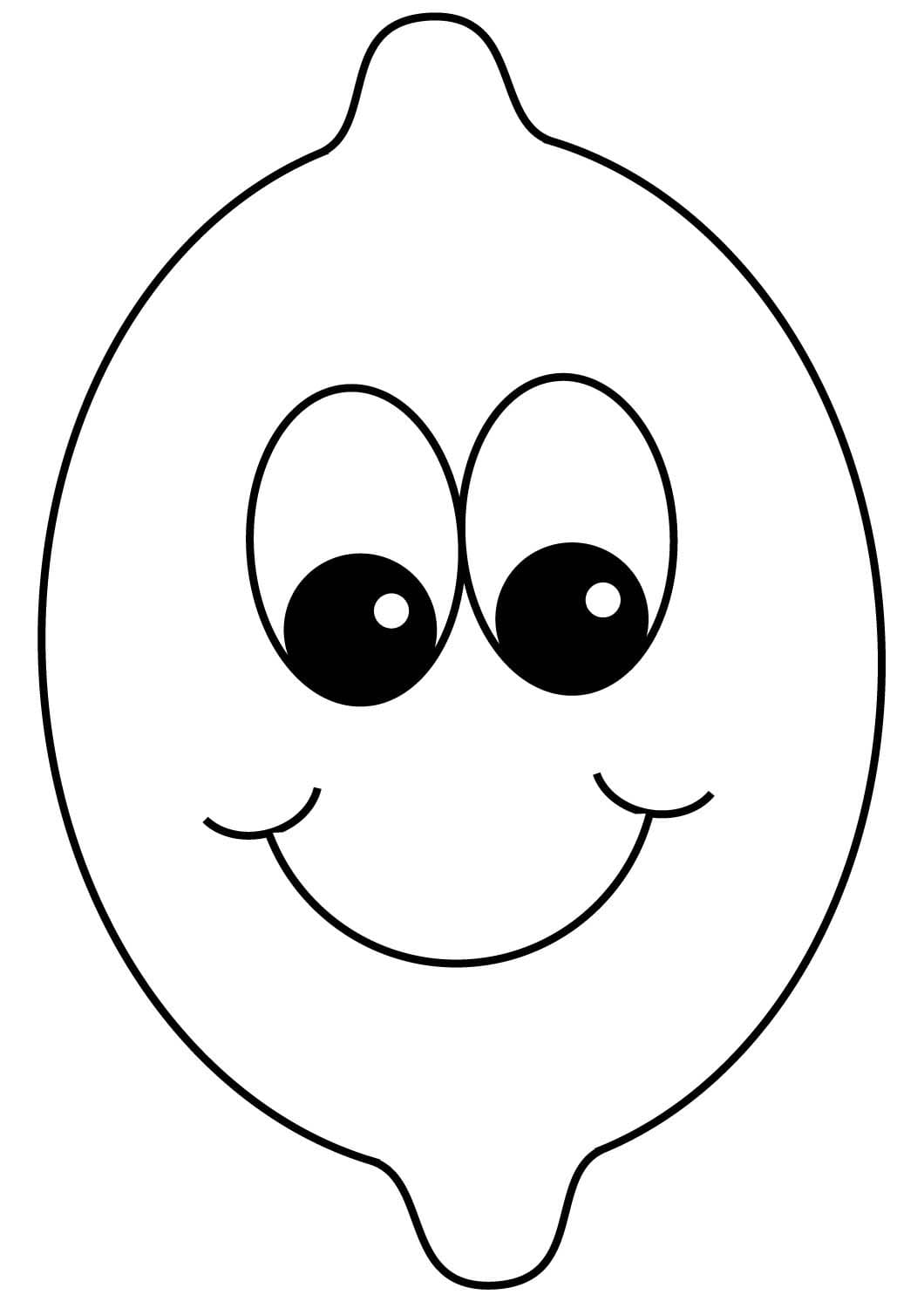 Nakreslete Citrón 6 omalovánka