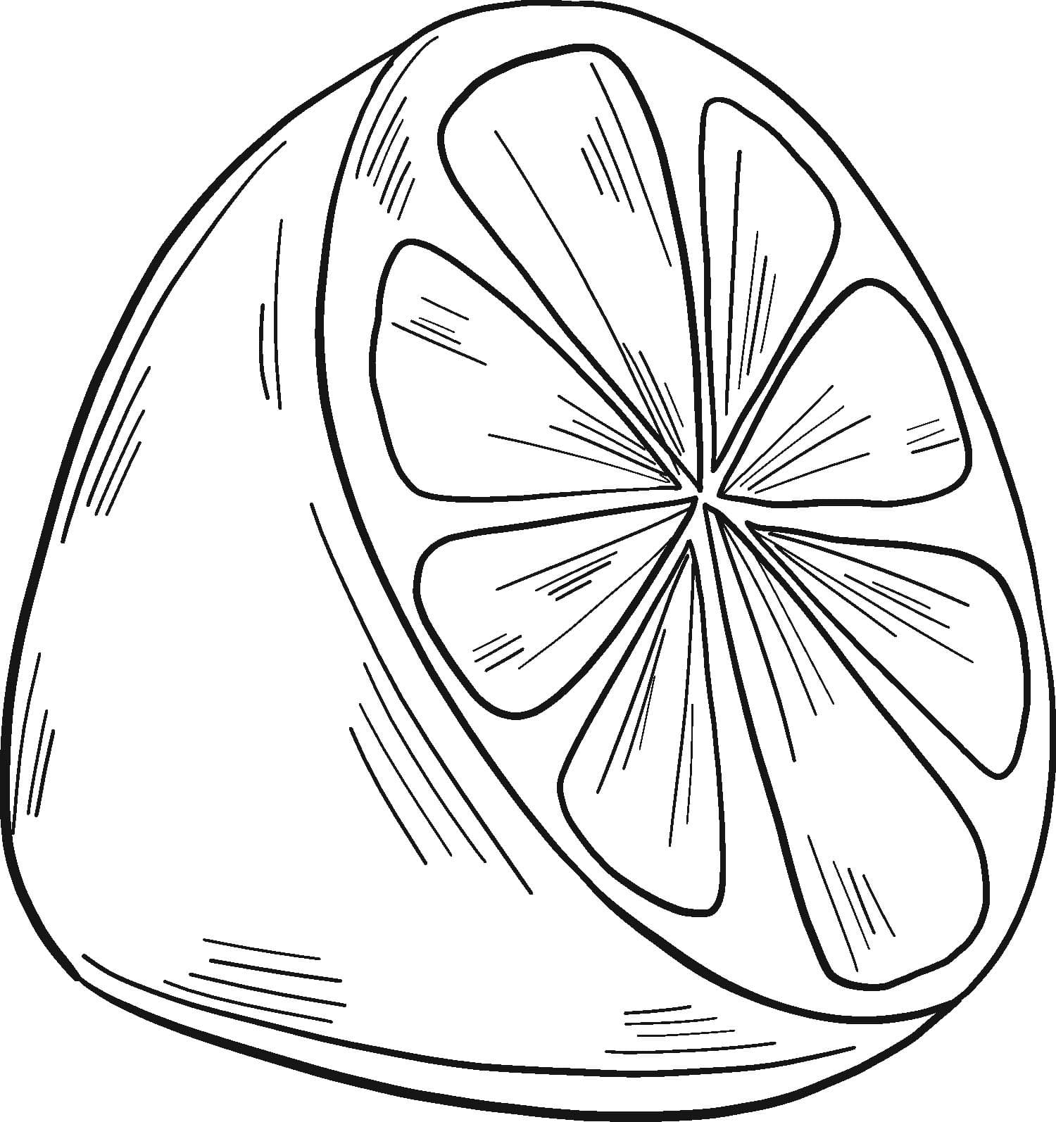 Nakreslete Citrón 7 omalovánka