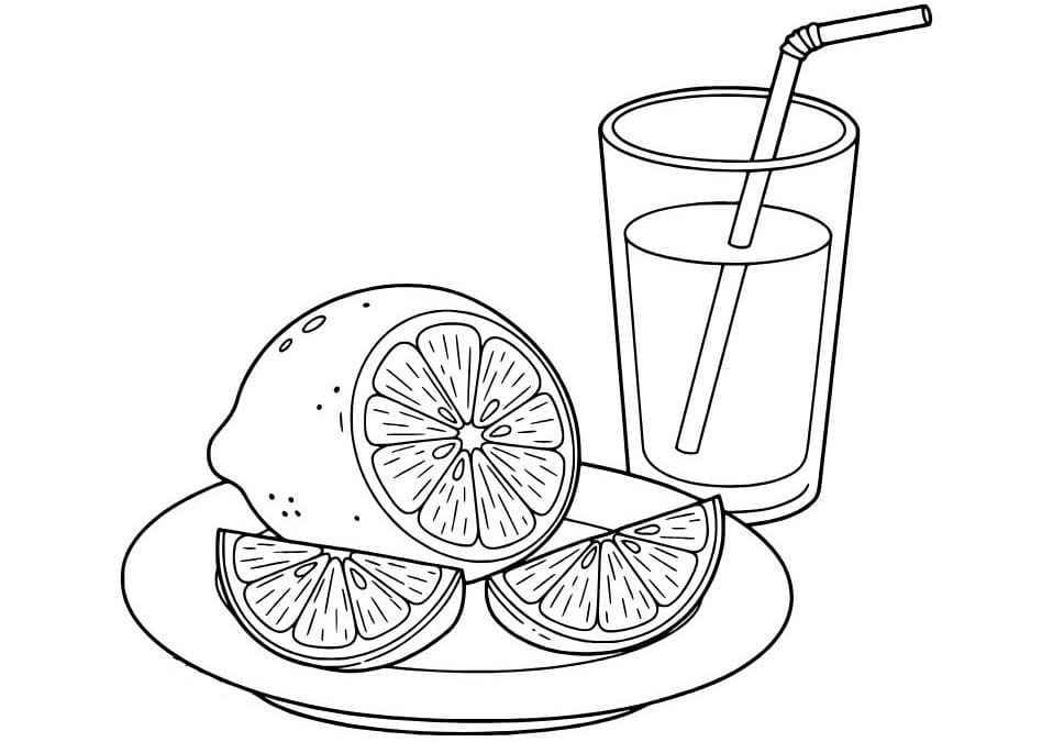 Nakreslete Citrón zdarma základní omalovánka