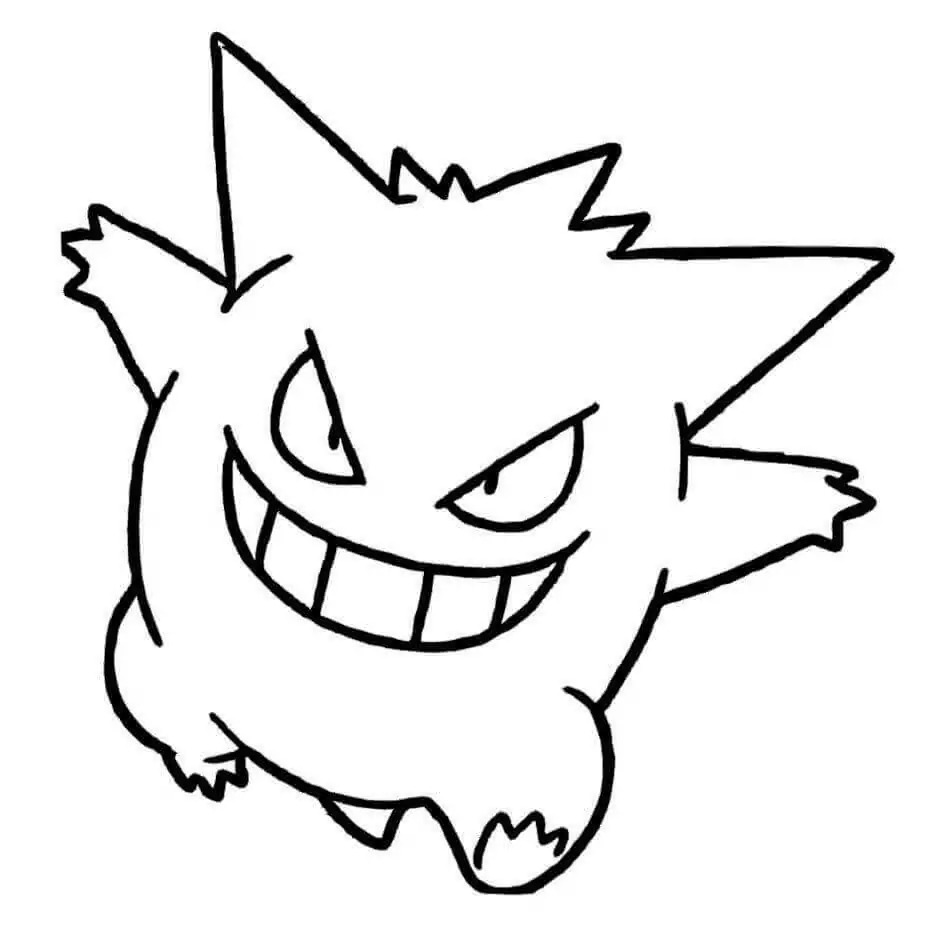 Gengar omalovánky