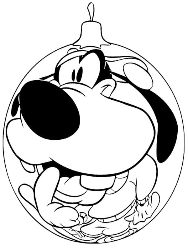 Nakreslete Goofy 7 omalovánka