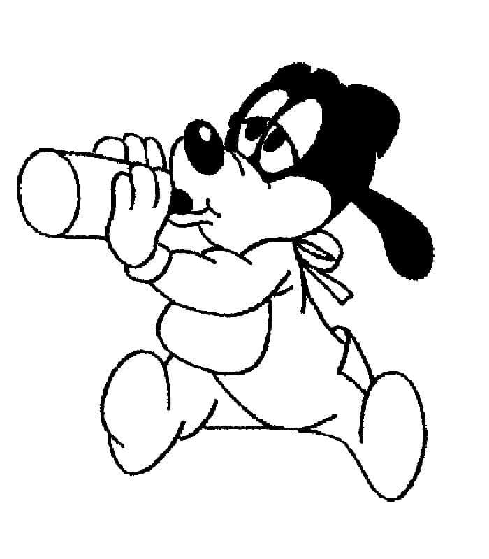 Nakreslete Goofy základní u dětí omalovánka