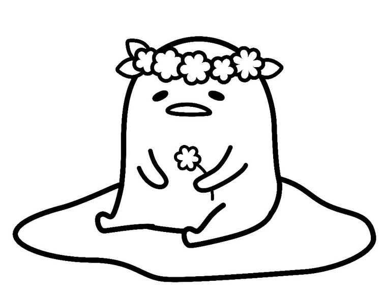 Nakreslete Gudetama 1 omalovánka