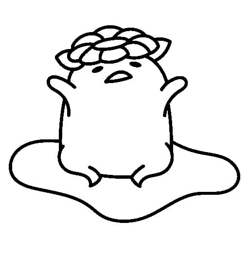 Nakreslete Gudetama 7 omalovánka