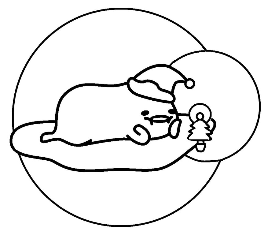 Nakreslete Gudetama u dětí omalovánka