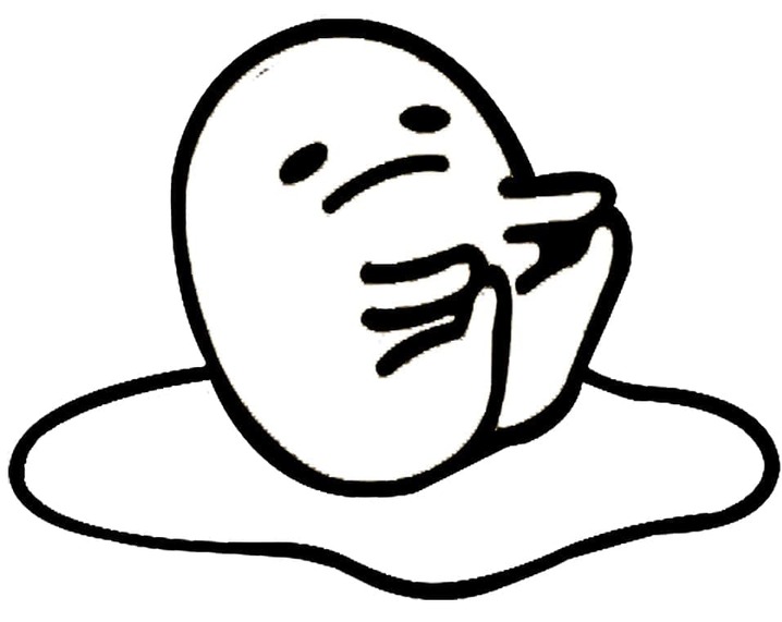 Nakreslete Gudetama základní omalovánka