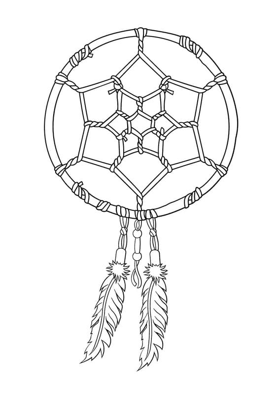 Nakreslete Lapač Snů zdarma omalovánka