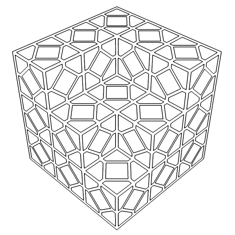 Nakreslete Mozaika 5 omalovánka