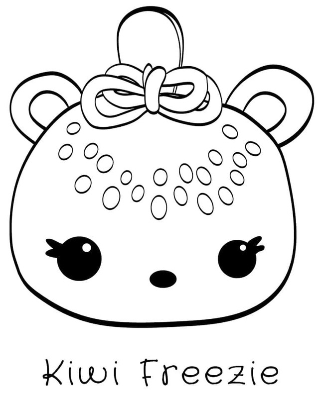 Nakreslete Num Noms Kiwi Freezie omalovánka