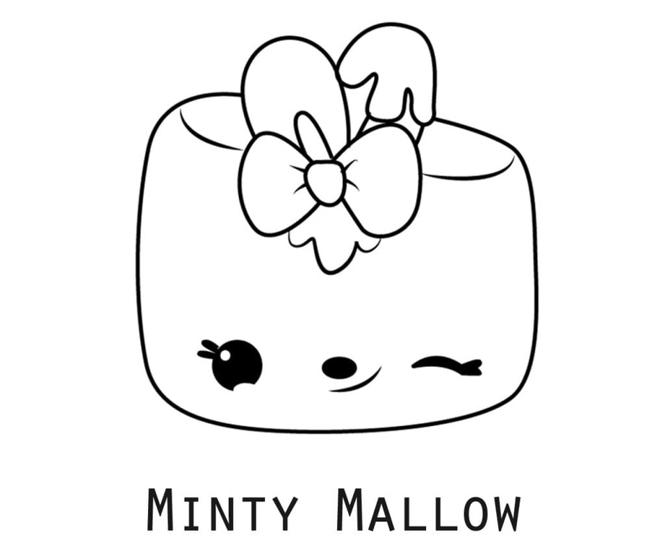 Nakreslete Num Noms Minty Mallow omalovánka