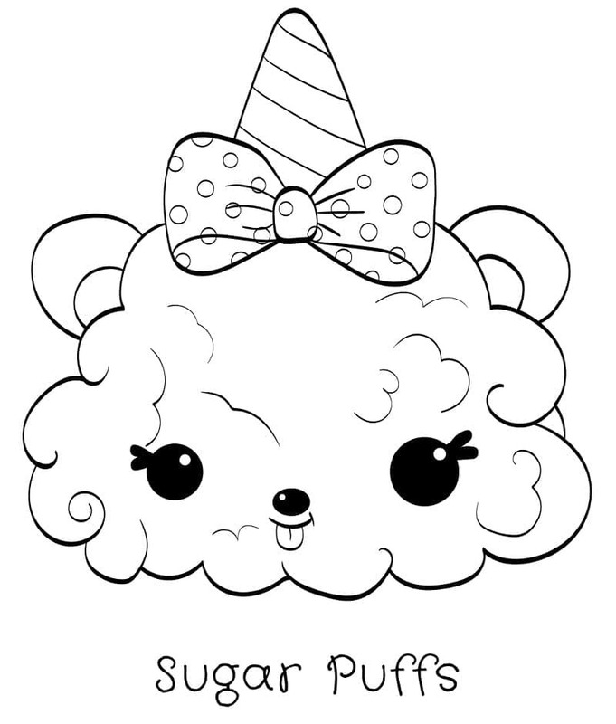 Nakreslete Num Noms Sugar Puffs omalovánka