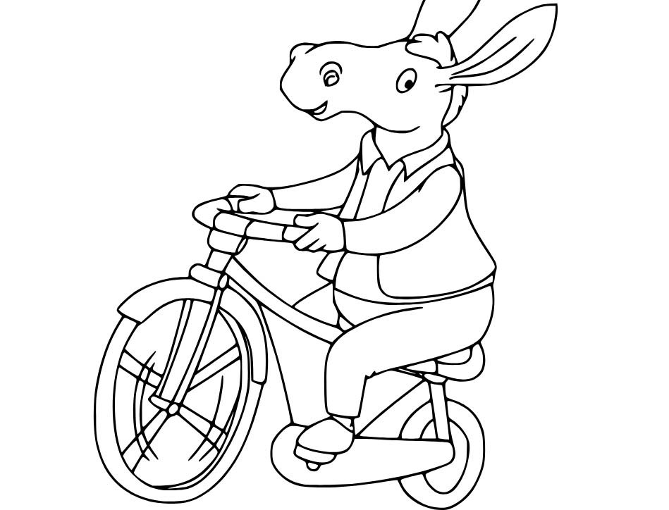 Nakreslete Osel zdarma pro děti omalovánka