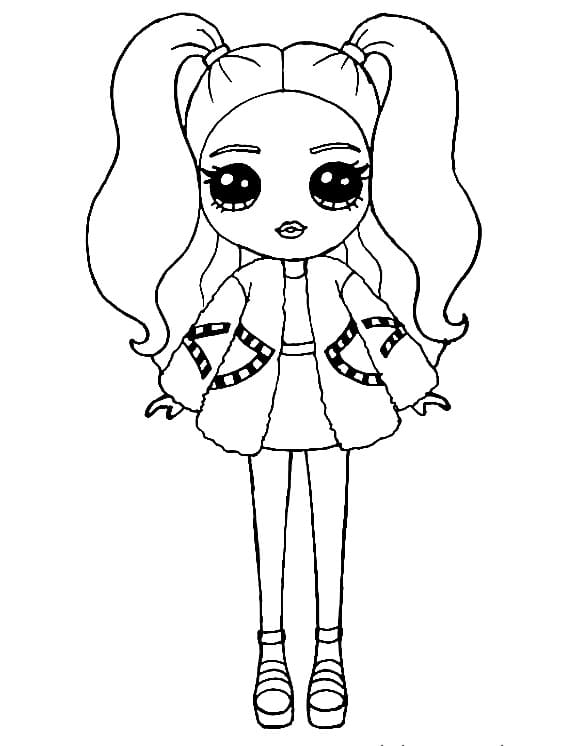 Nakreslete Rainbow High snadný u dětí omalovánka