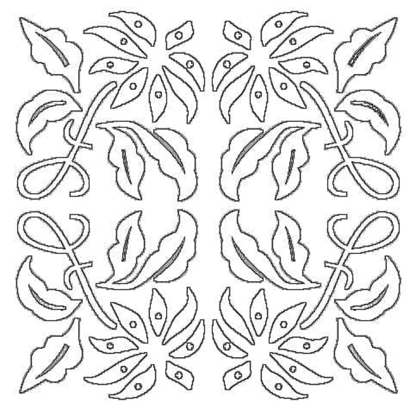 Nakreslete Rangoli snadný u dětí omalovánka