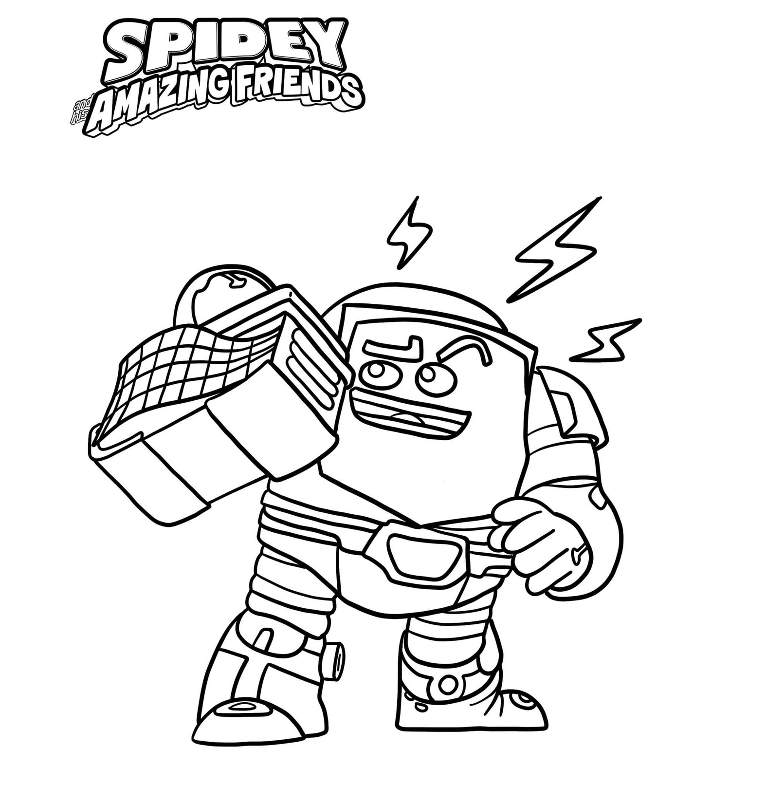 Nakreslete Spidey snadný omalovánka