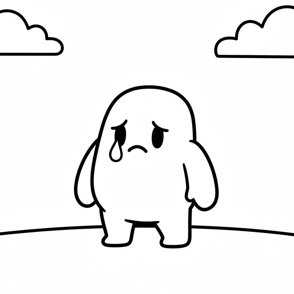 Fall Guys tisknutelné omalovánka