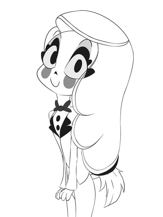 Hazbin Hotel zdarma základní omalovánka