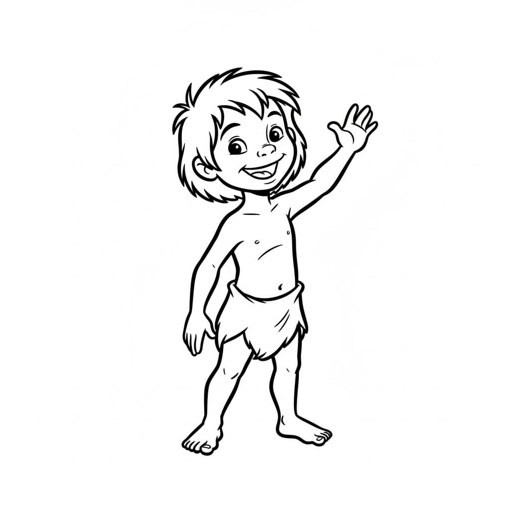 Kniha Džunglí 6 omalovánka