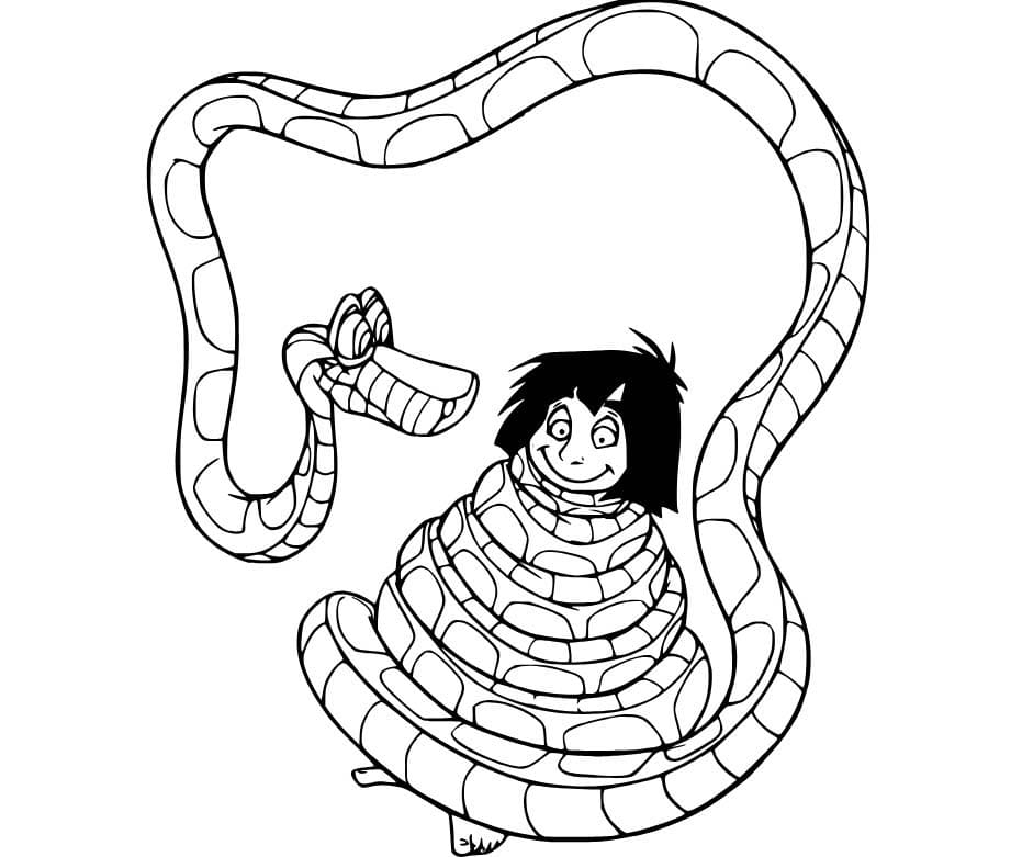 Kniha Džunglí prostý u dětí omalovánka