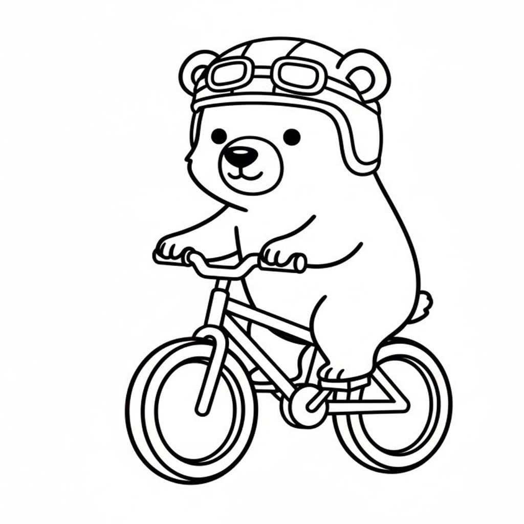 Lední Medvěd 7 omalovánka