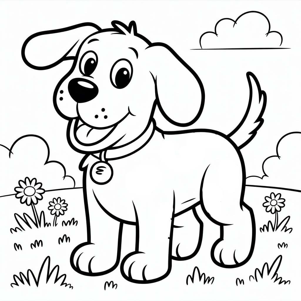 Nakreslete Clifford 1 omalovánka