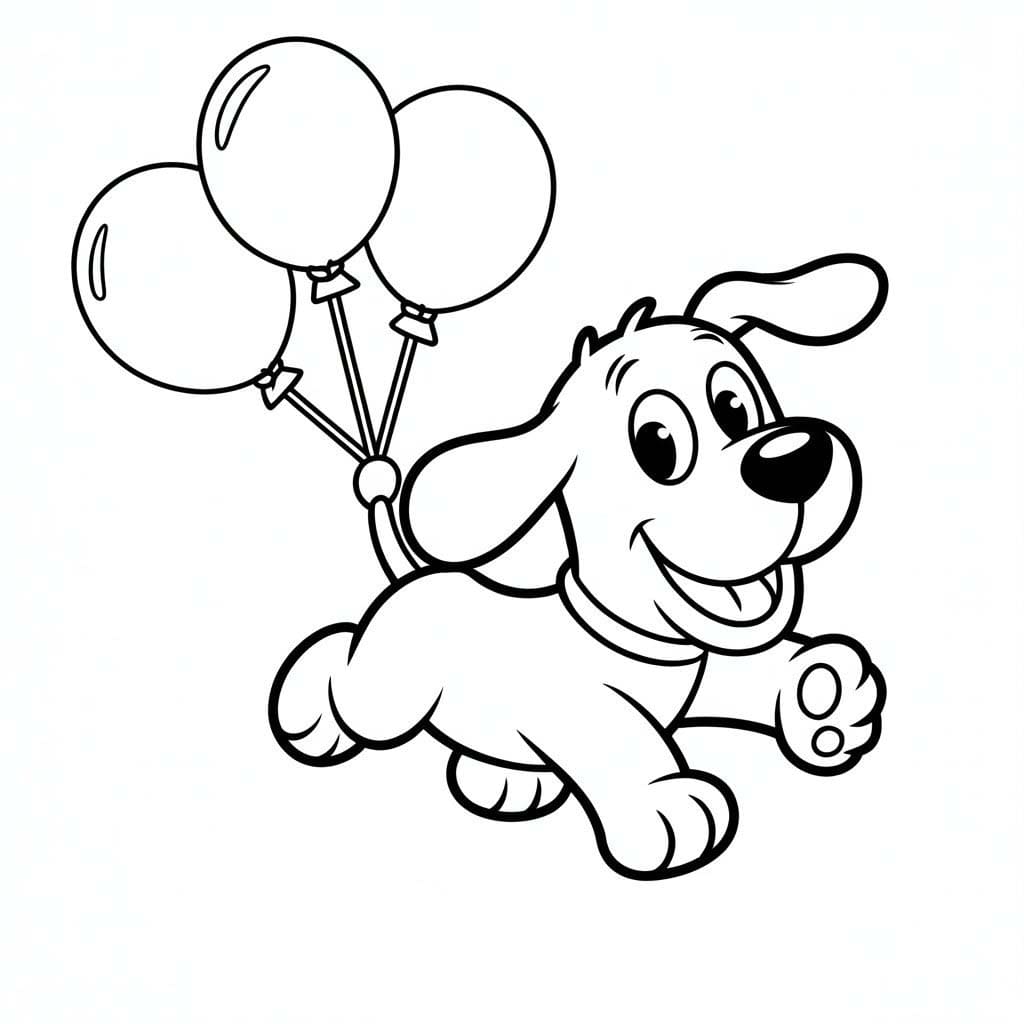 Nakreslete Clifford 2 omalovánka