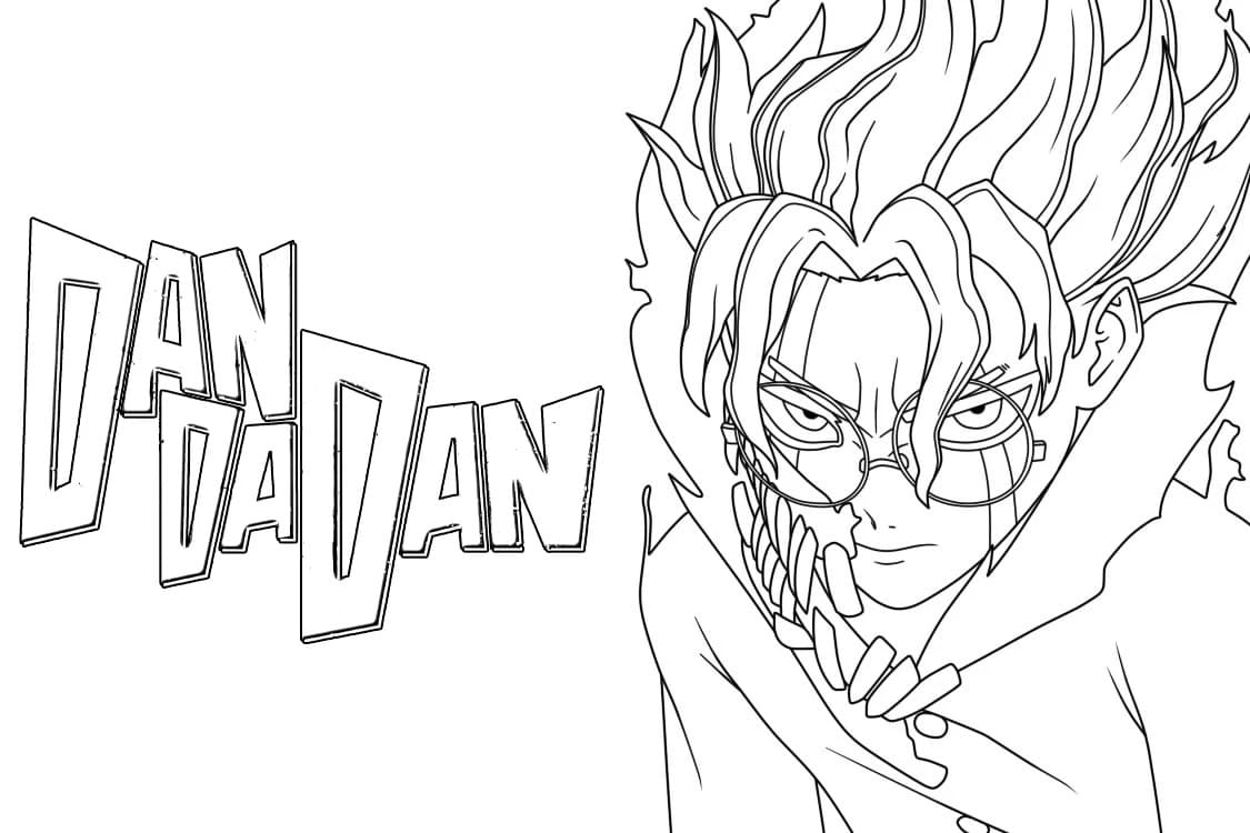 Dandadan omalovánky