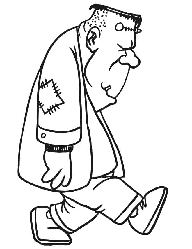 Nakreslete Frankenstein 2 omalovánka