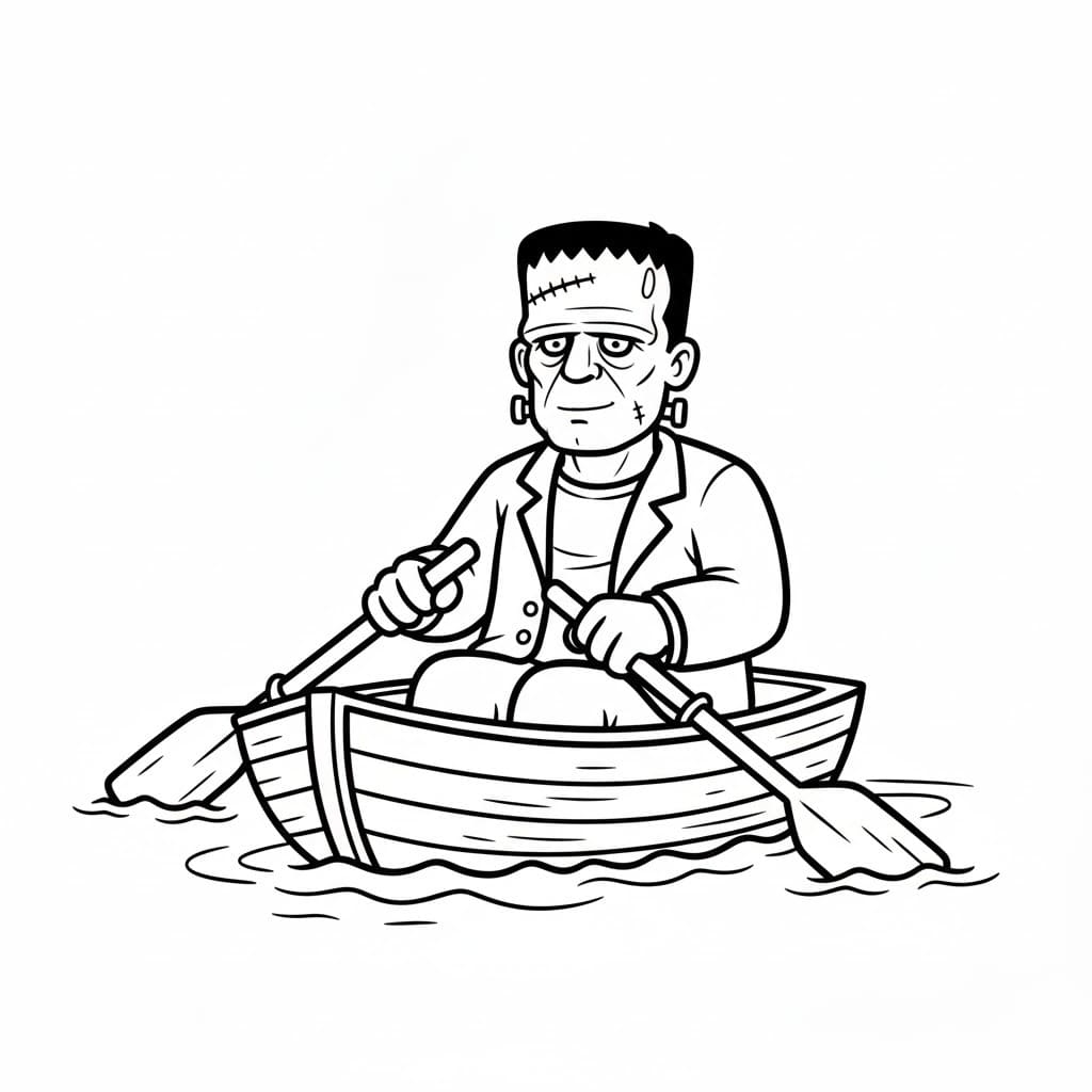 Nakreslete Frankenstein 8 omalovánka