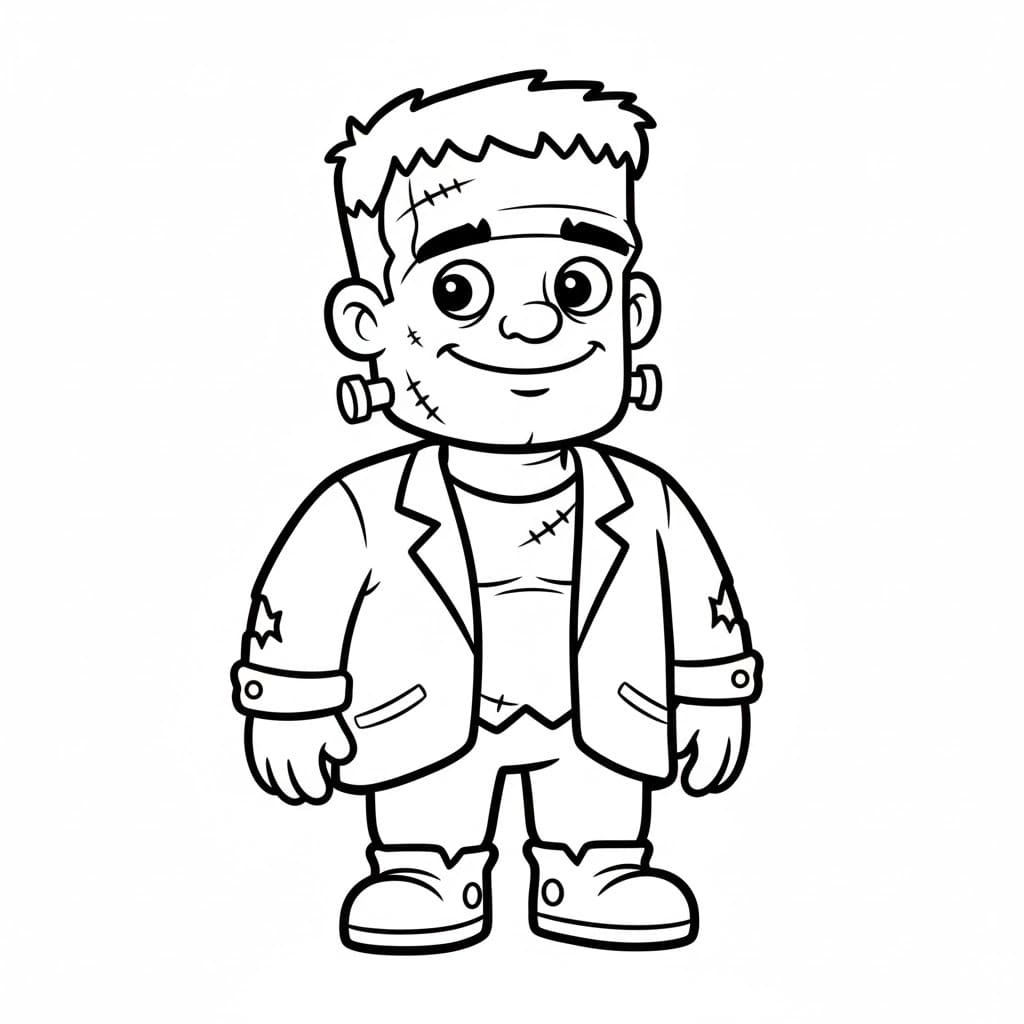 Frankenstein omalovánky