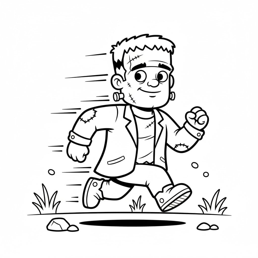 Nakreslete Frankenstein základní omalovánka