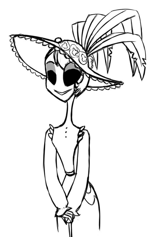 Nakreslete Hazbin Hotel 8 omalovánka