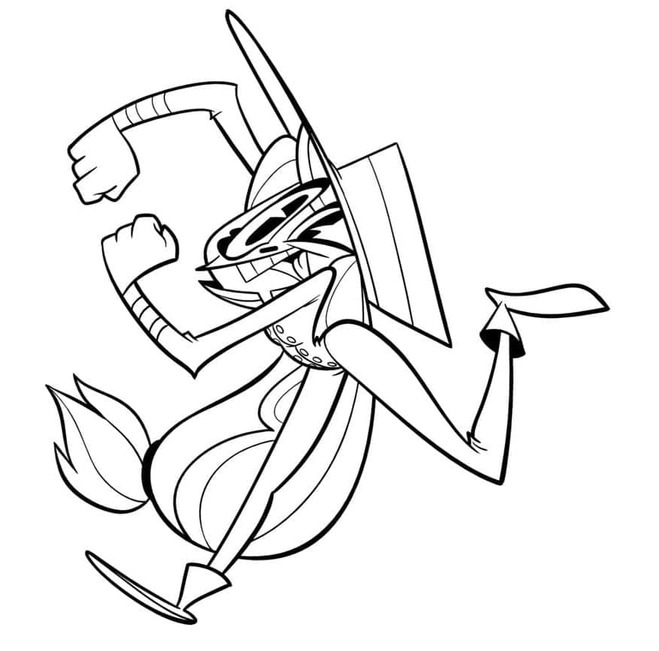 Nakreslete Hazbin Hotel pro děti omalovánka