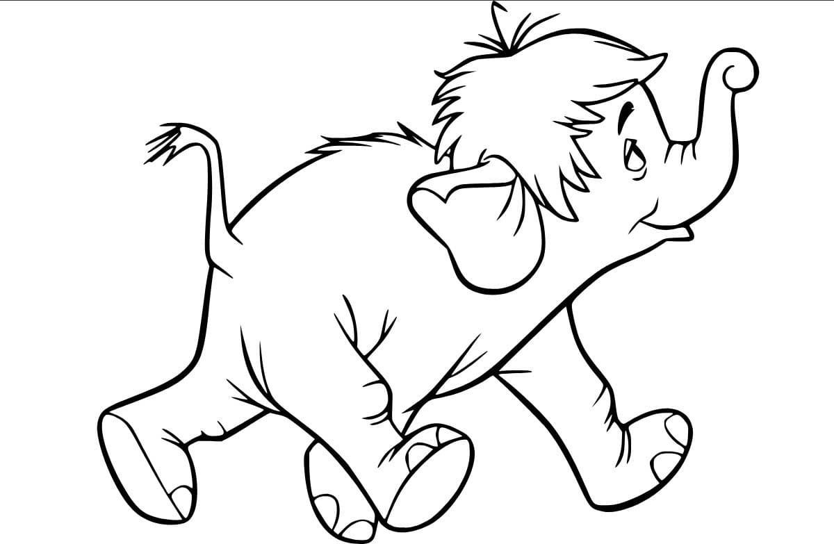 Nakreslete Kniha Džunglí snadný u dětí omalovánka