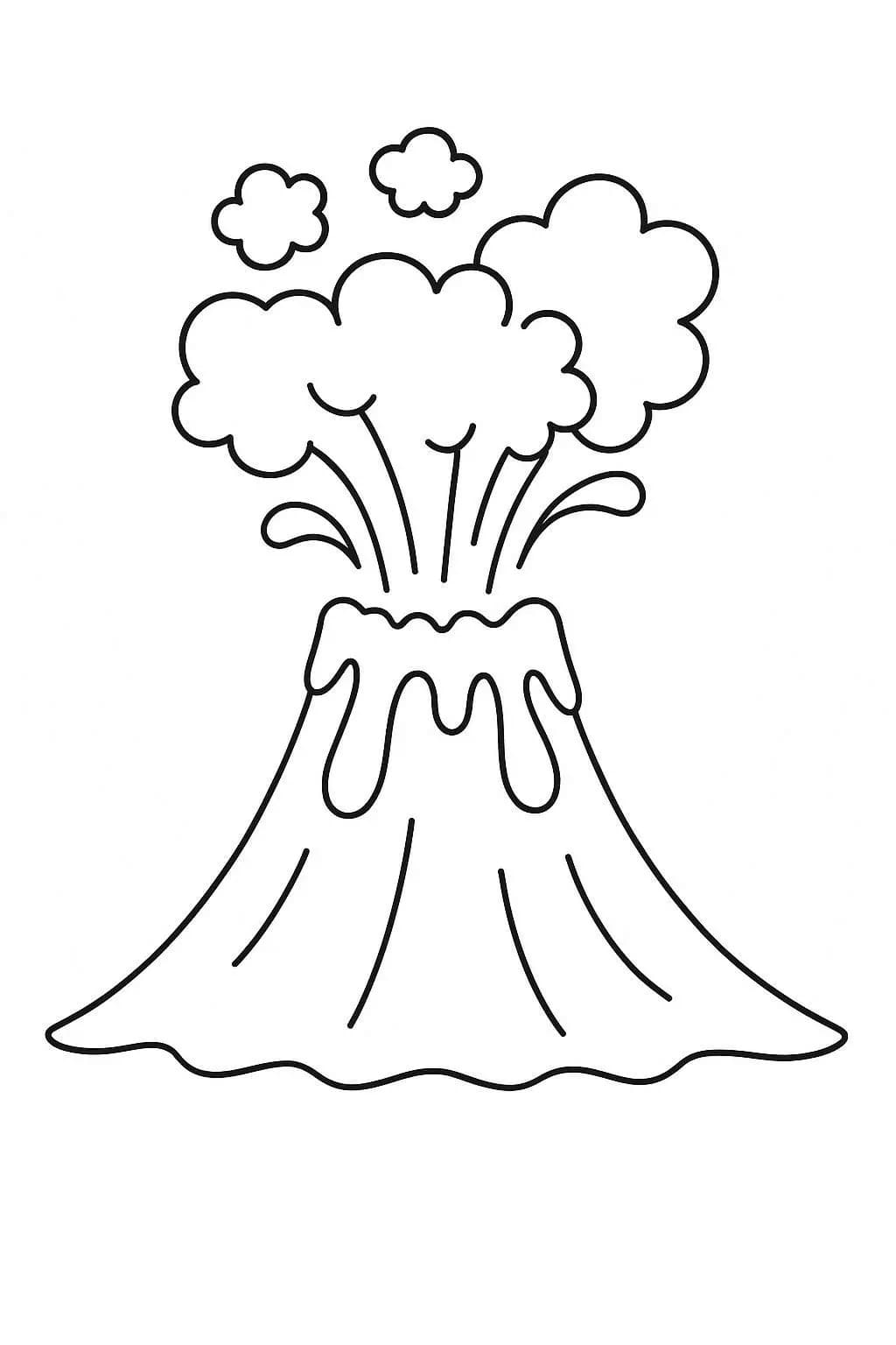 Nakreslete Sopka zdarma omalovánka