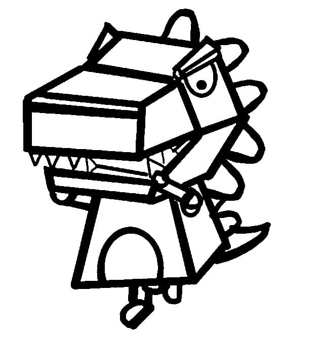 Nakreslete Wolfoo snadný tisknutelné omalovánka