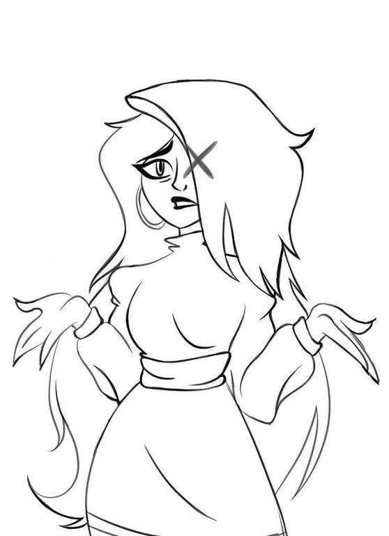 Nakreslete karikatura Hazbin Hotel omalovánka