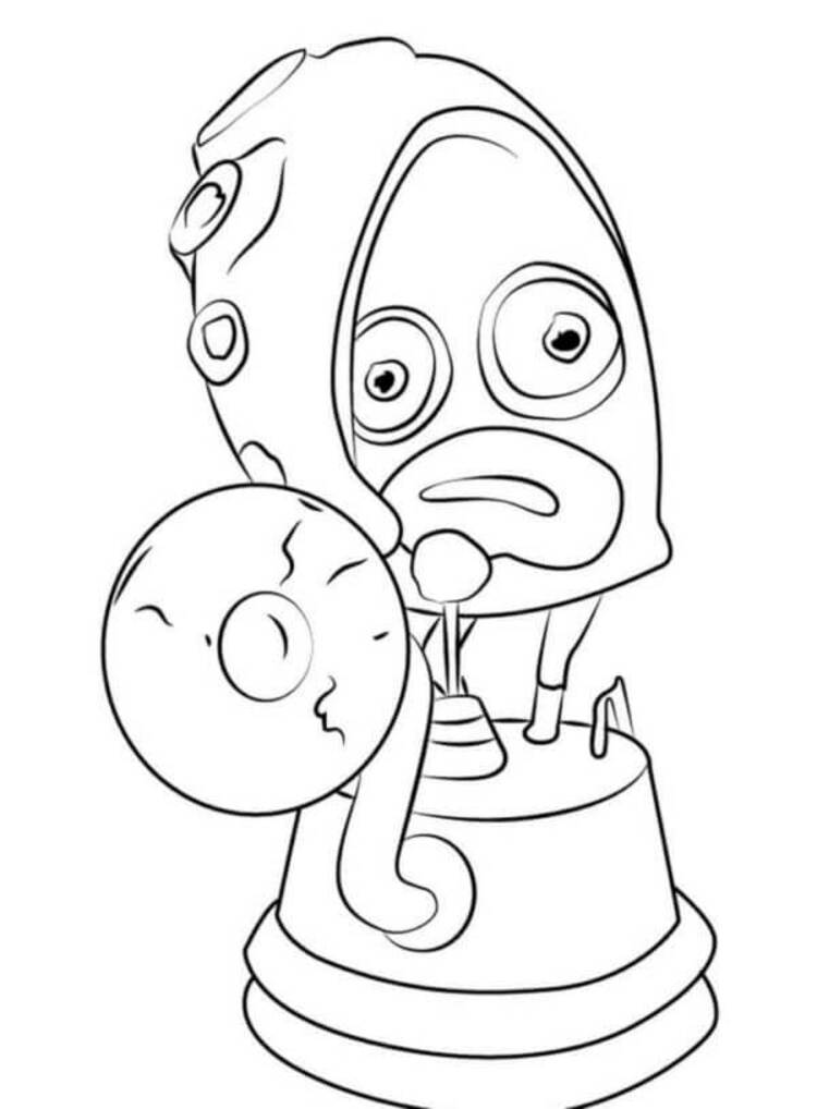 Splatoon zdarma základní tisknutelné omalovánka