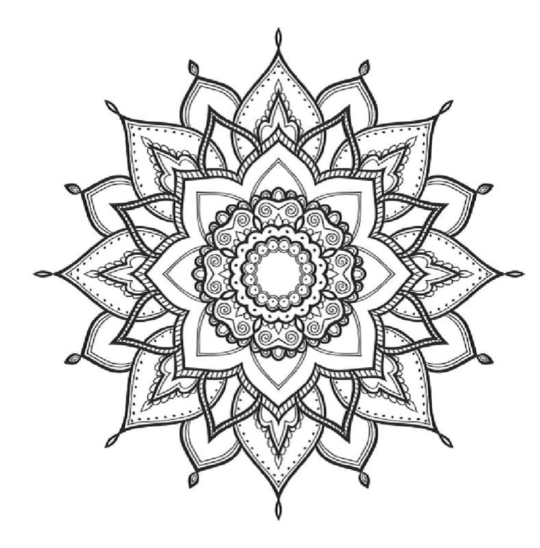 Všímavost zdarma pro děti omalovánka