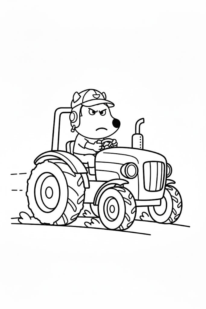 Wolfoo pro děti omalovánka