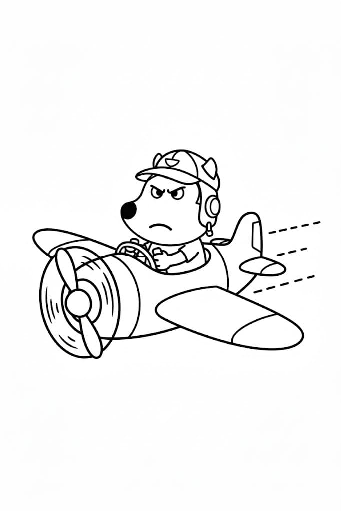 Wolfoo zdarma tisknutelné pro děti omalovánka